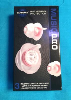 EarPeace-Music Pro-The Ultimate Hi-Fi Hearing Protection-Contoured for Comfort!