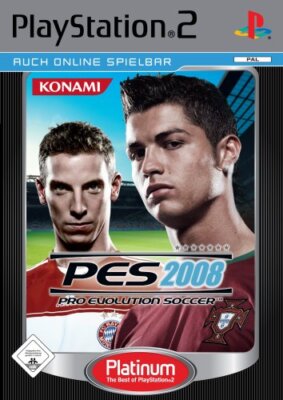 PS2 / Playstation 2 - Pro Evolution Soccer 2008 / PES 08 [Platinum] CD mit Anl.