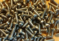 #6 x 3/4" pan head Phillips, sheet metal screws, 410 stainless ,A pt, select qty