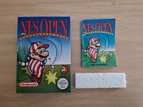 Caja y manual de reemplazo de NES Open Tournament Golf [ESP]