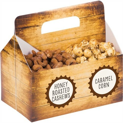 Cheers and Beers Snack Server Box Paper 7" x 7.5" Adult Birthday Party Favors - Picture 1 of 2