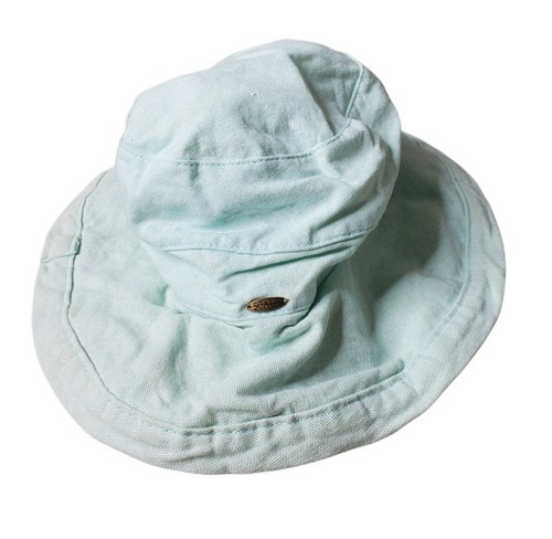 Cotton Moldable Brim Bucket Sun Hat 