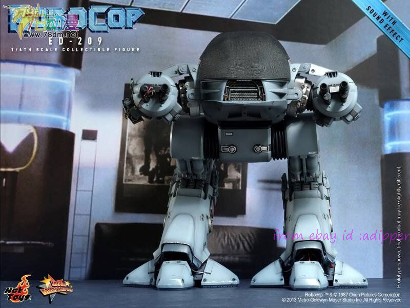 Perfect Hot Toys Mms204 1/6 Robocop:Ed-209 Action Figure In Stock