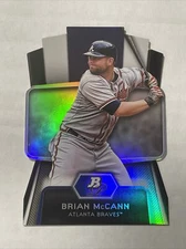 2012 Bowman Platinum Cutting Edge Stars Die-Cut Brian McCann #CES-BM Braves