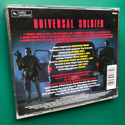 Christopher Franke UNIVERSAL SOLDIER Soundtrack CD Varese Jean