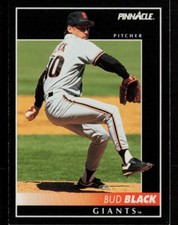 Bud Black 1992 Pinnacle #202 San Francisco Giants Baseball Card