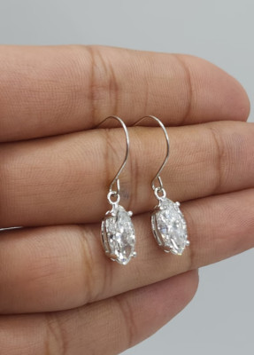 IGI Certified Lab Grown Diamond 3.00TCW Earrings Thanks Giving 14k White Gold