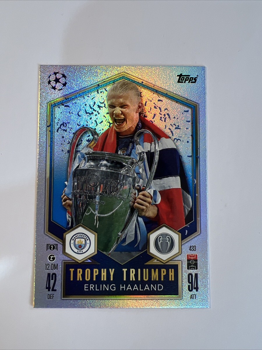 ハーランド サインカード haaland サッカー メッシ topps 2023-24 Topps UEFA Club Competitions Erling Haaland
