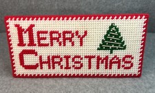 Vintage Handmade Merry Christmas Stand-AloneC...