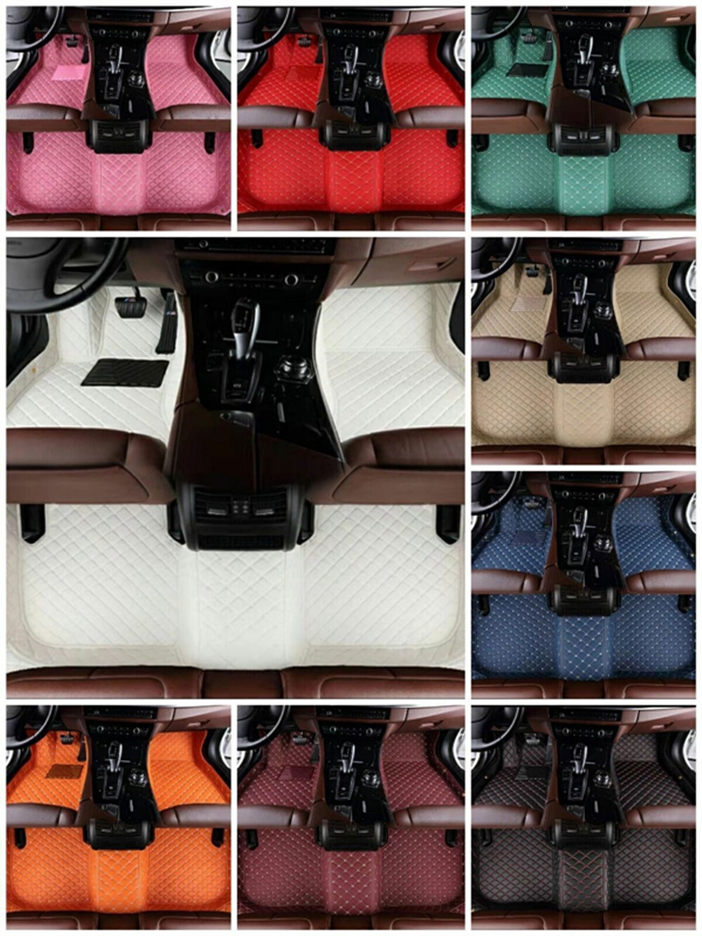 for Tesla Model Y 2022-25 Front & Rear Set RHD Anti-Slip XPE Floor Mats Carpets