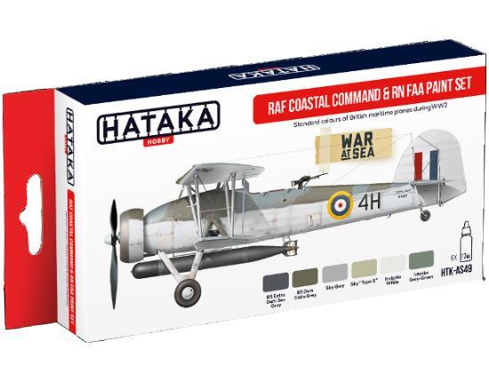 Hataka 6x 17ml AS49 Acrylic Paint Set - RAF Coastal Command & RN FAA