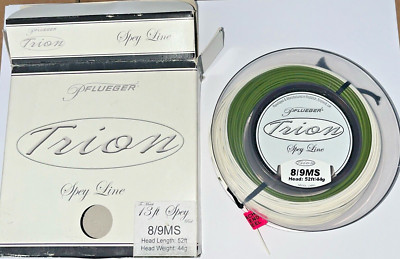 Shakespeare Pflueger Trion WF8/9MS Forelle Meerforelle Fliegenschnur 120ft Kopf 52ft/44g