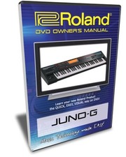 Roland Juno-G DVD Video Training Tutorial Help