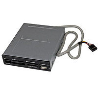 35FCREADBK3 StarTech.com Interner USB 2.0 Kartenleser 3 5 22-in-1 Front Pane ~D~