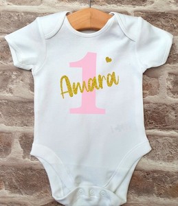 1st birthday baby grow
