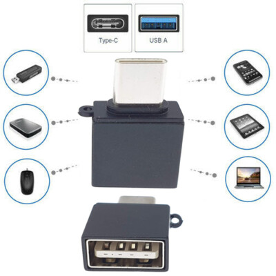 USB OTG Host Adapter USB-C auf USB-A für Galaxy A3, A5, A6, A6+, A7, A8, A8+, A9