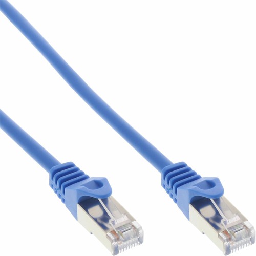 InLine Cavo Patch LAN Cat.5e SF/UTP 10 Metri - Trasparente, Schermato, 100% Rame