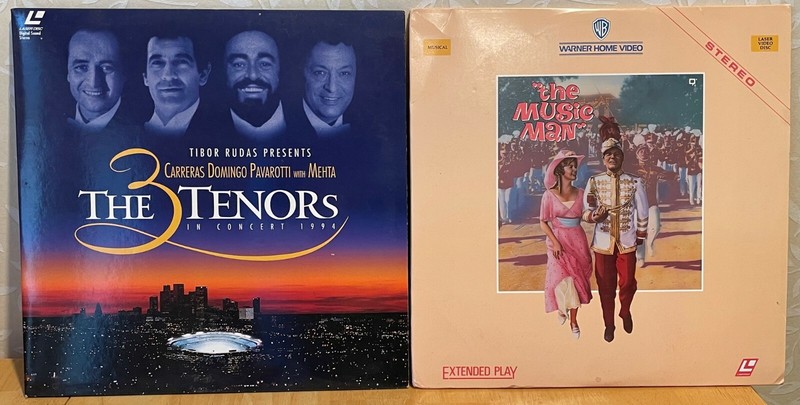 BONANZA: 10 Excellent Laser Discs - Lincoln, Music Man, 3 Tenors, Smithsonian, +