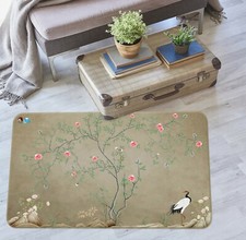 3D Pink Flower Branches NAO10926 Game Rug Mat Elegant Photo Carpet Mat Fay