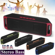 LOUD Bluetooth Speaker Wireless Outdoor Stereo Bass USB/TF/FM Radio