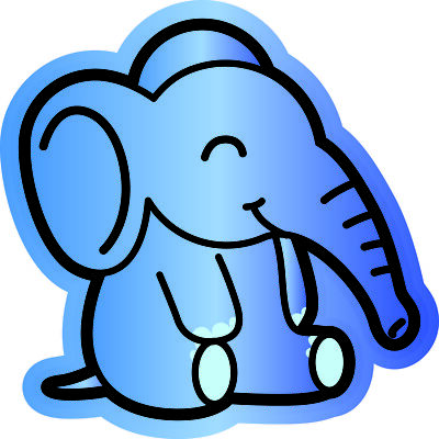 Tieraufkleber Elefant (3) Sticker Wandtattoo 23cm Elephant10810