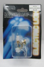 Dollhouse Miniature House 12V Electric Candle Wall Sconce MH847