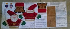 Santa Claus with Toy Bag Fabric Panel