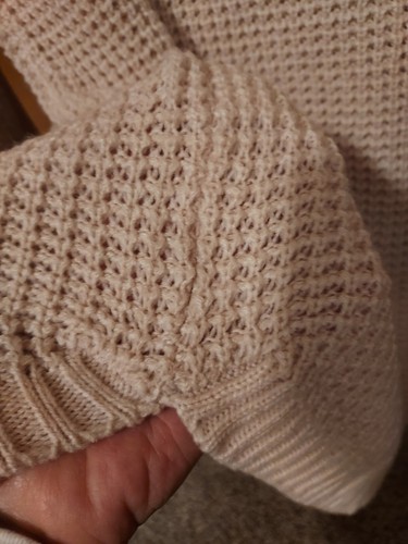 Women's So Crew Neck Pullover, 100%Acrylic, Sweater, Blush, M - Picture 3 of 4