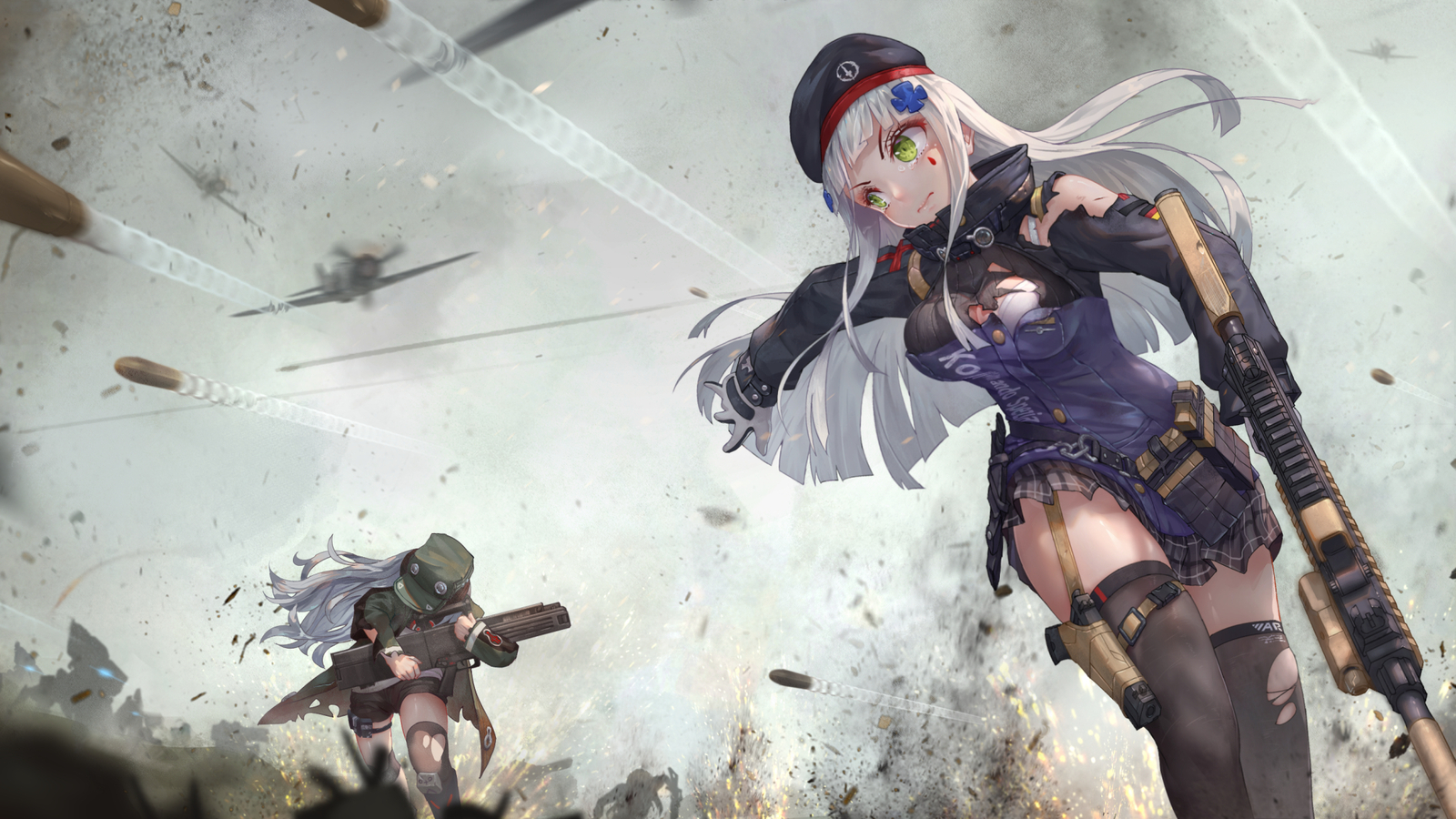 Anime girls frontline GAME game characters women Playmat Gaming Mat Desk