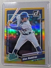 2023 Panini Donruss Baseball Alex Ramirez Gold Rated Prospect New York Mets #49
