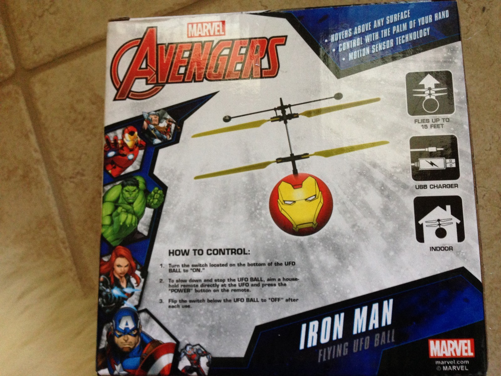 iron man flying ufo ball