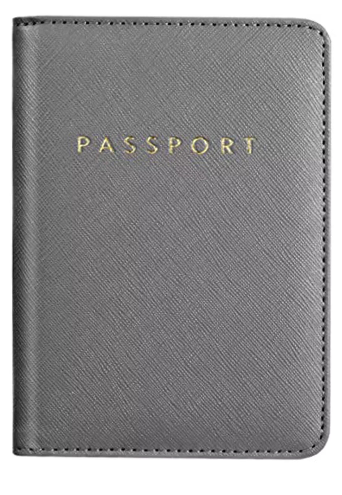 Leather RFID Blocking Passport Holder with Vaccine Card Slot for Travel-image