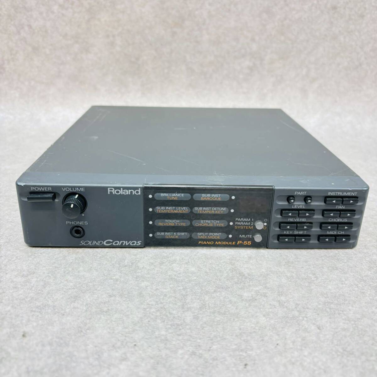 鍵盤楽器 Roland P-55 PIANO Module MADE in JAPAN ROLAND P-55 SOUND Canvas Sound module Piano module - Simple
