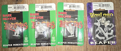 Reaper miniatures lot, Dark Heaven Legends, Warlord for D&D (Lot #5)