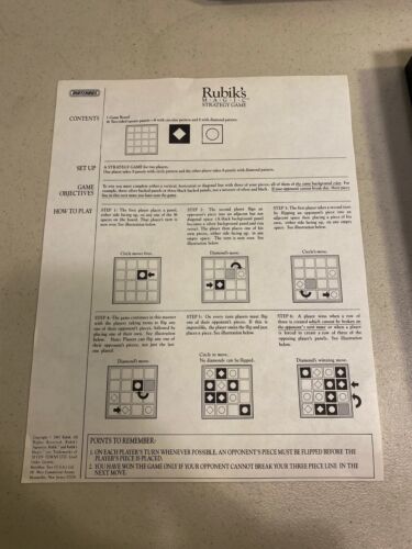 Rubik's Magic Strategy Board Game Complete with Instructions 1987 Matchbox - Picture 3 of 7