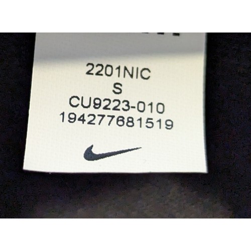NWT Nike Tech Hoodie Boys S Black Full Front Zip Fleece NWT CU9223-010 - Picture 5 of 6