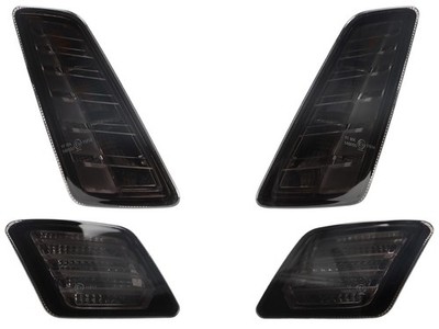 Blinker-Set vorne + hinten -POWER 1- LED - Vespa GTS/GTV 125-300 Keyless - getön
