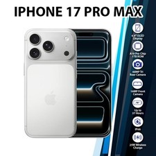 Apple iPhone 17 Pro Max - 1 TB - Silver (Unlocked) for sale online