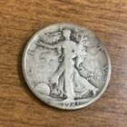 1921-S Walking Liberty Half Dollar VG details - Graffiti