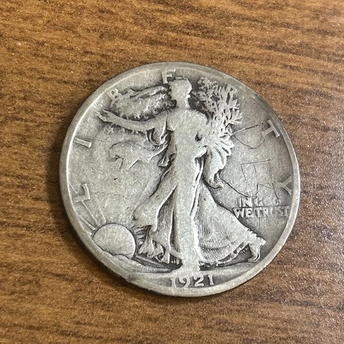 1921-S Walking Liberty Half Dollar VG details - Graffiti