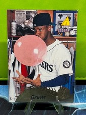 1995 PINNACLE BASEBALL KEN GRIFFEY, JR. BUBBLE GUM CARD #128