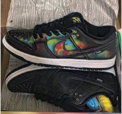 Nike SB Dunk Low Civilist EU 42 Schwarz Mehrfarbig