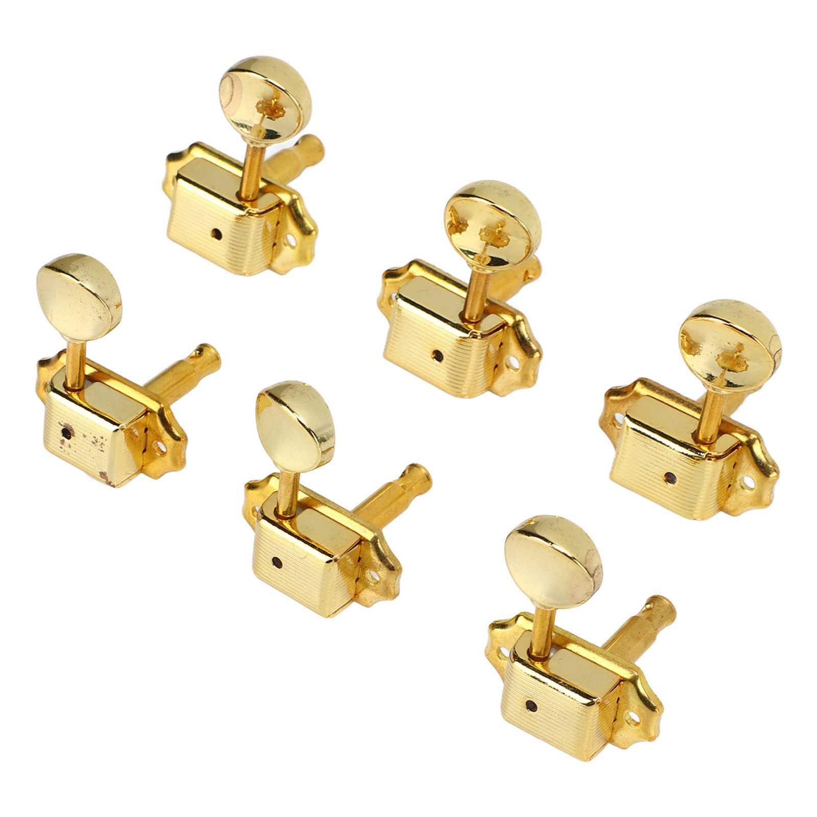 6Pcs Guitar String Tuning Peg Metal Tuner Key Machine Head Set Kit For Acou