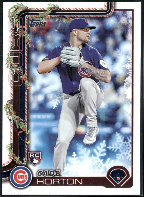 2025 Topps Holiday Cade Horton Rookie #H140 Chicago Cubs RC