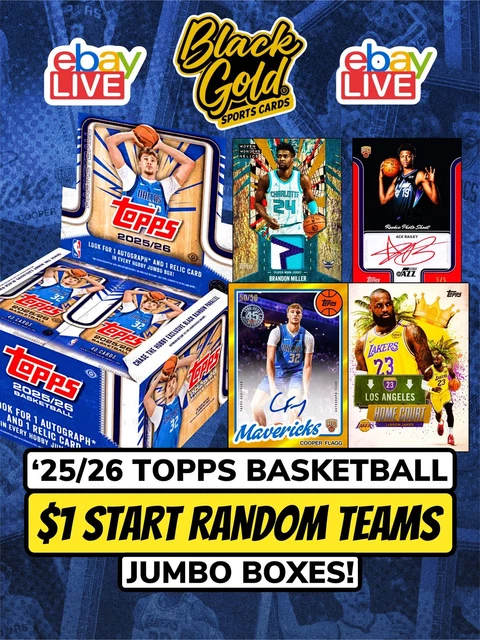 #003 - One Box Jumbo Nba - Random Team - Break #BK10 - 2025-26 Topps NBA