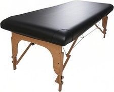 Massage Table Cover Protector Vinyl Leather Spa Bed Covers - Fits Beds 28-32"...