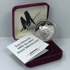 Alaska Mint 1993 Gray Wolf 1 Oz Official State Medallion .999 Silver Round & COA