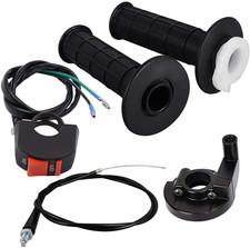 7/8" 22Mm Twist Throttle Accelerator Handle Grips and Cable 51" Set with ON/OFF