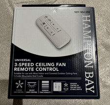 Hampton Bay Universal 3-Speed Ceiling Fan Remote Control 1011-954-259 New