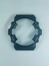 Custom G Shock Vintage MRG-1  (1556) Replacement Bezel Black SILVER Letters